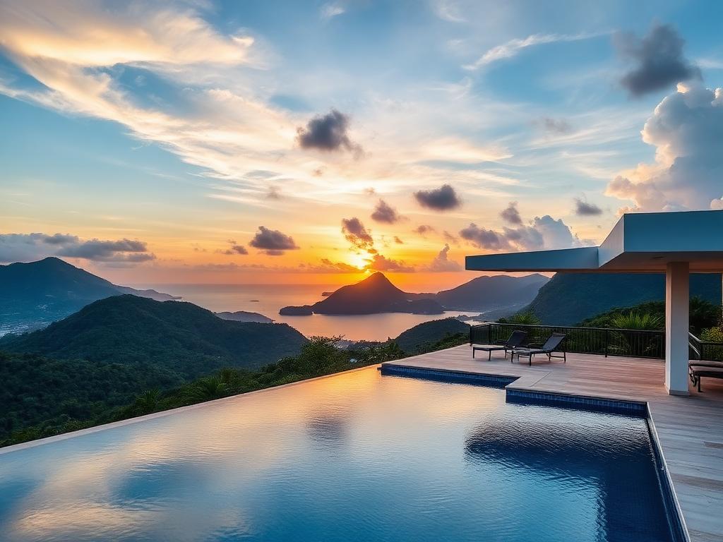 Hilltop Ocean View Villa